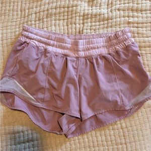 lululemon athletica Light Purple Athletic Shorts 2.5 hotty hot